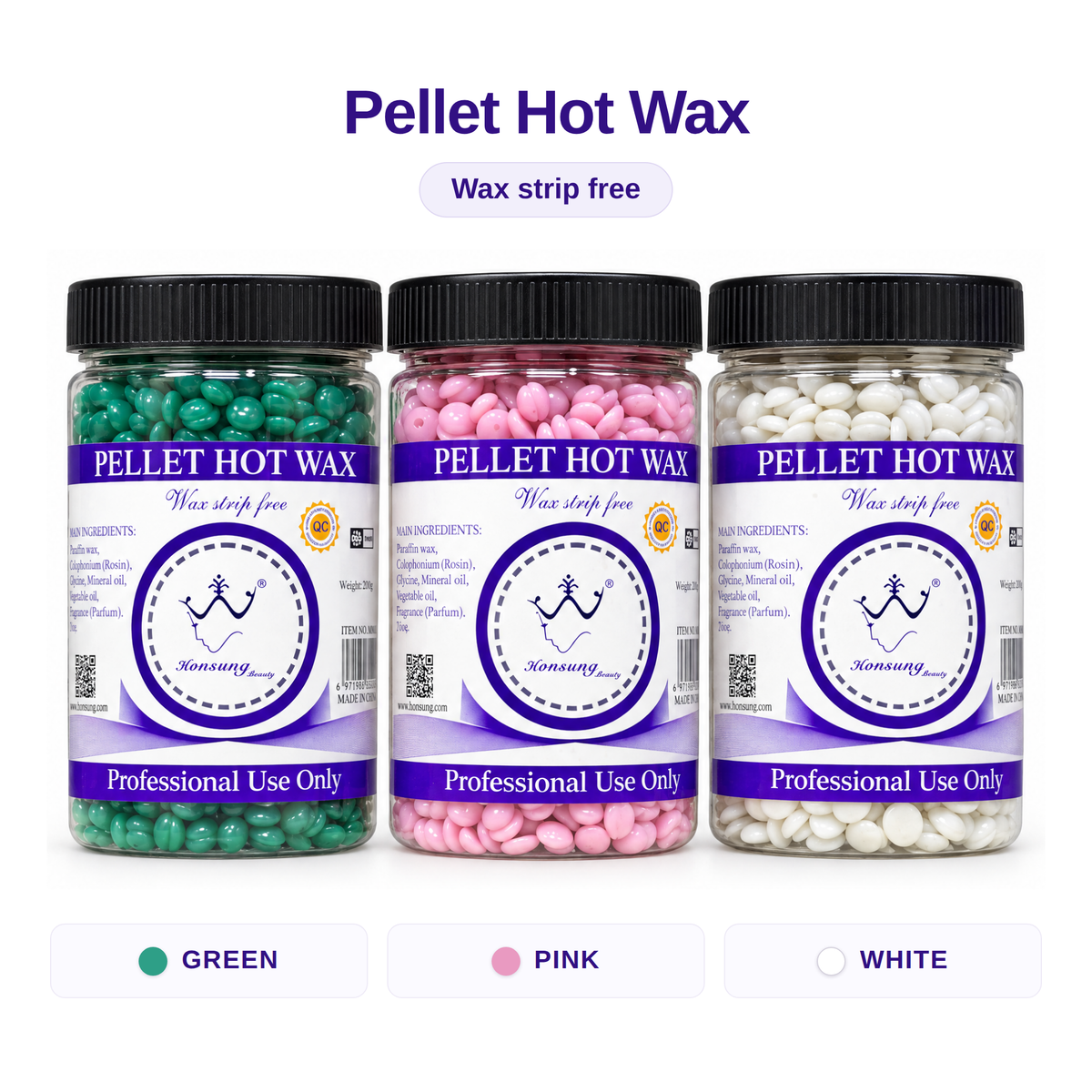 3 Waxing Beans Jar Bundle