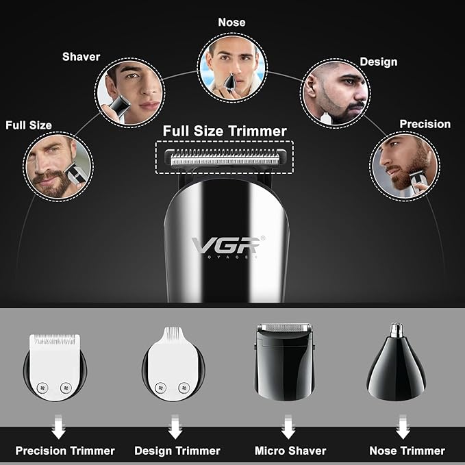 VGR Professional 11-in-1 Grooming Kit Waterproof