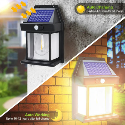 Outdoor Solar LED Lamp with Smart Motion Sensor