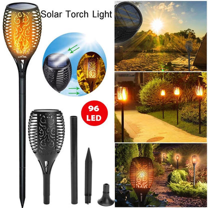 Solar Flame Light Garden Decoration