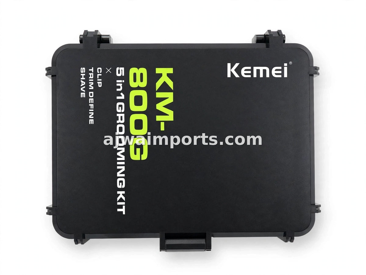 Kemei KM-800G 5-in-1 Grooming Kit - Trim, Shave, Clip & Define