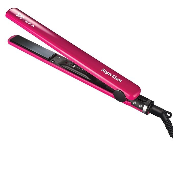 SYSKA SuperGlam Hair Straightener 2 in 1