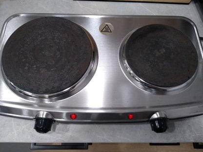 UK lot PROGRESS double stainless steel hot plate cooker