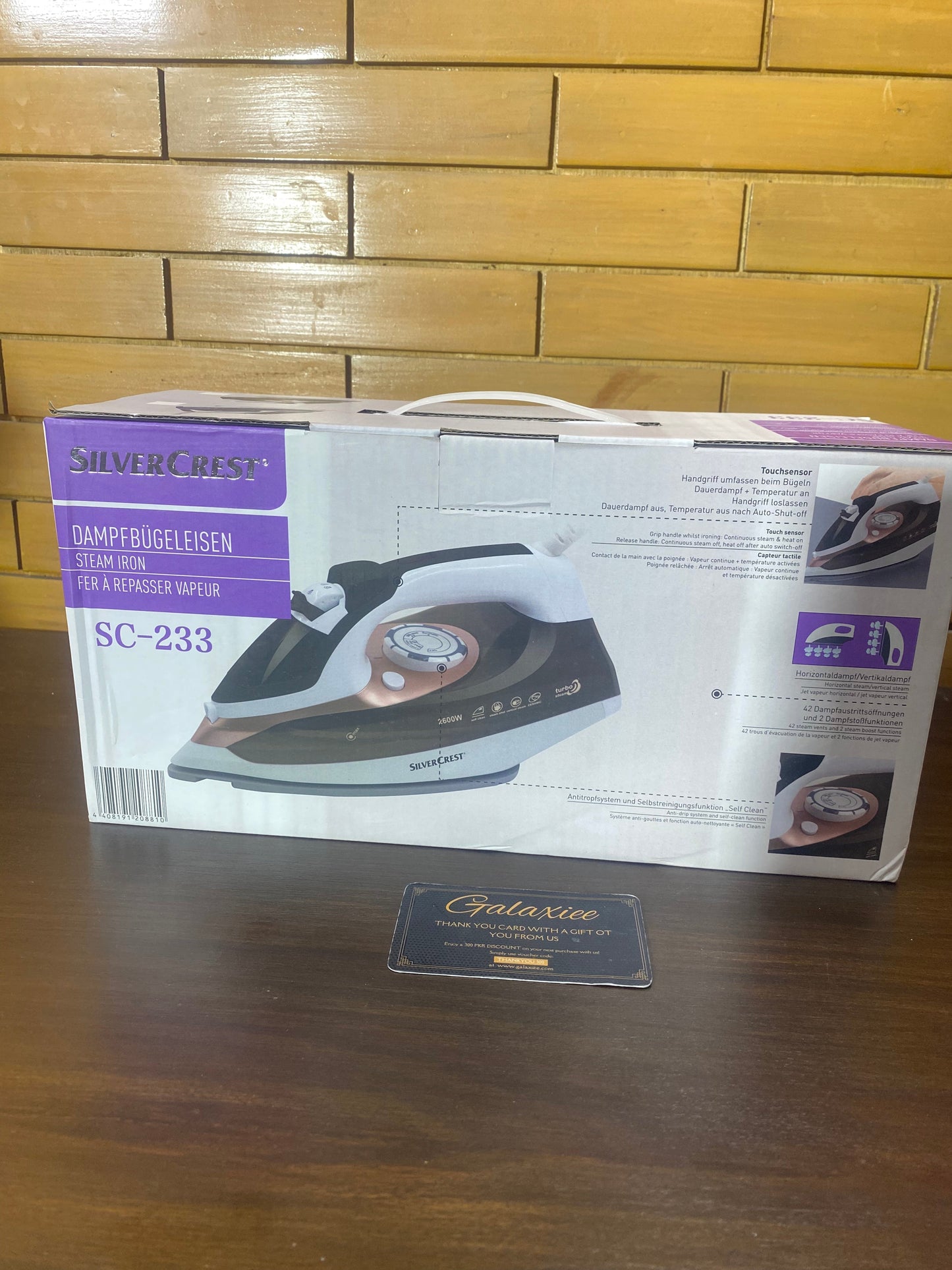 Silver Crest Original Steam Iron SC-233