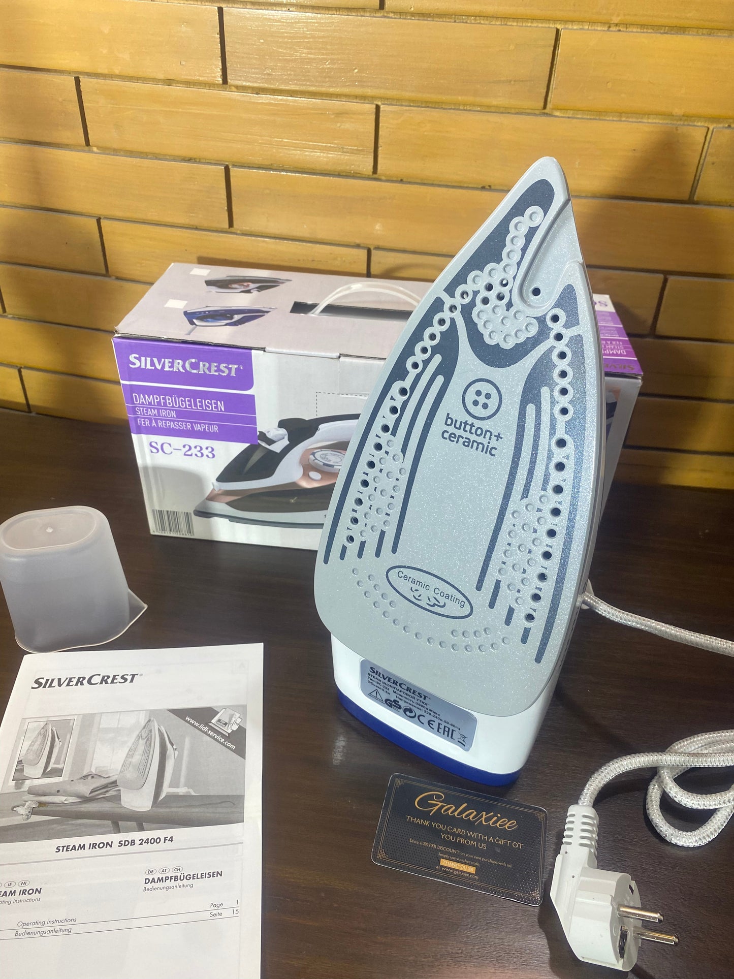 Silver Crest Original Steam Iron SC-233