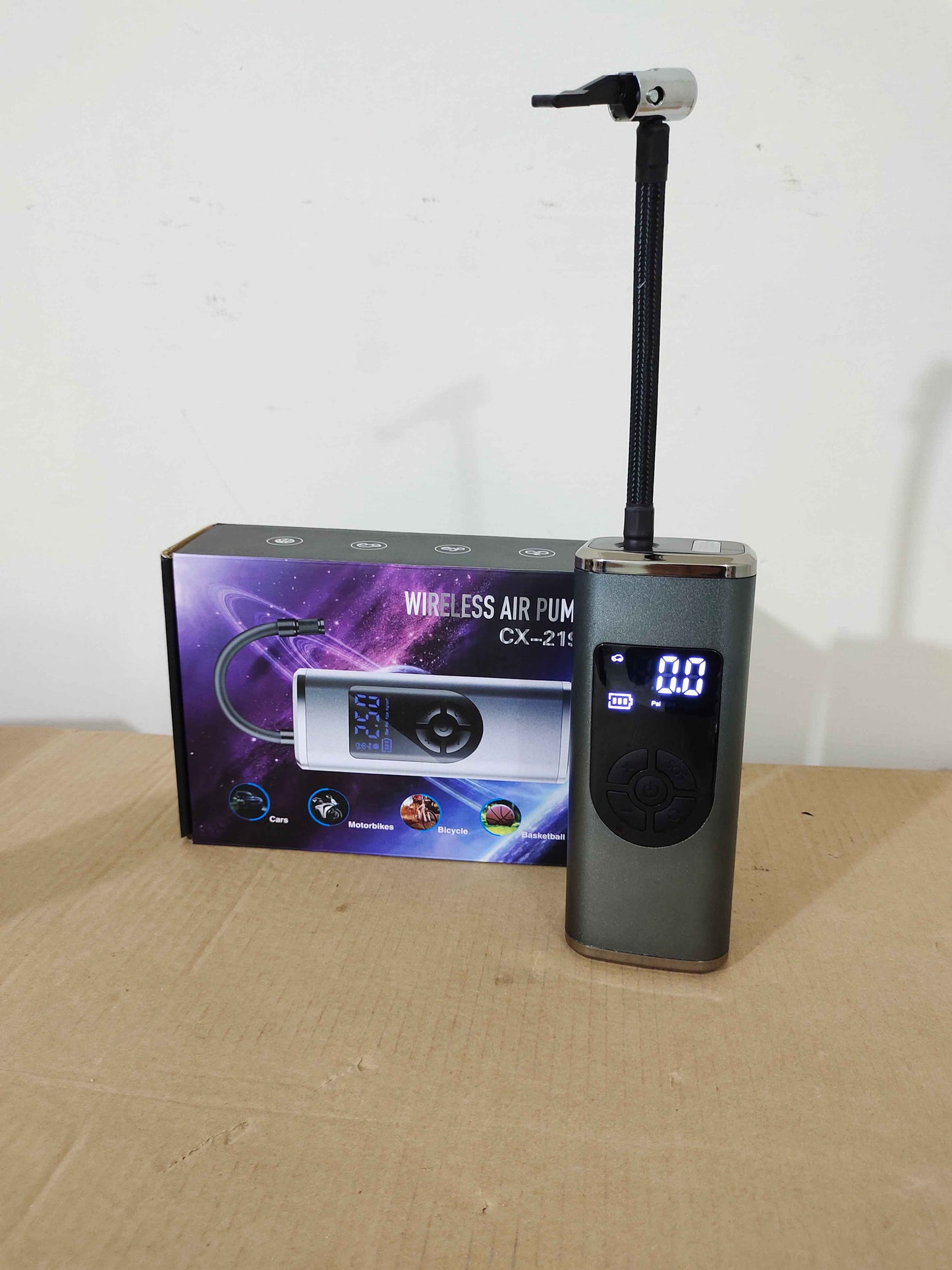 Digital Rechargeable Wireless Car Air Pump