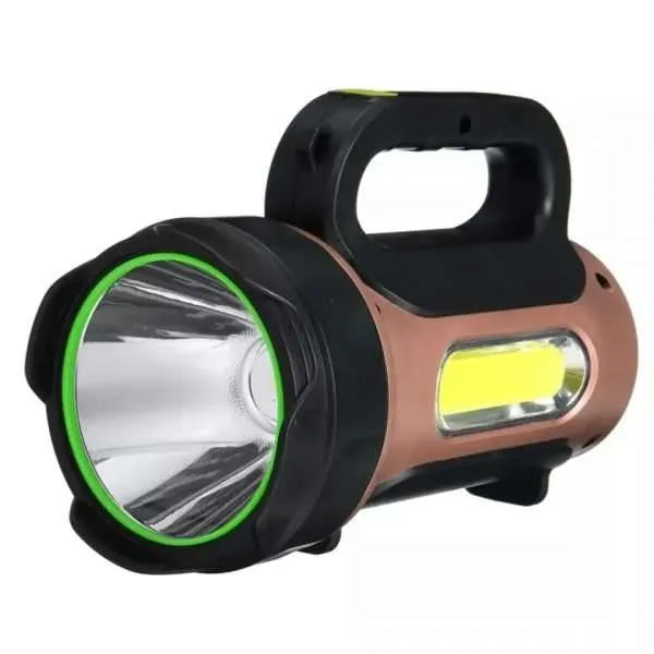 Solar and USB Rechargeable water resistant Long Range Flashlight and power bank