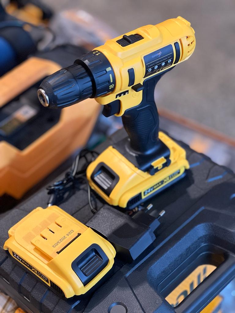 Superstar 24V Cordless Drill Machine Set