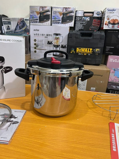 Original Germany Lot 2 in 1 Stainless Steel Pressure Cooker 9L