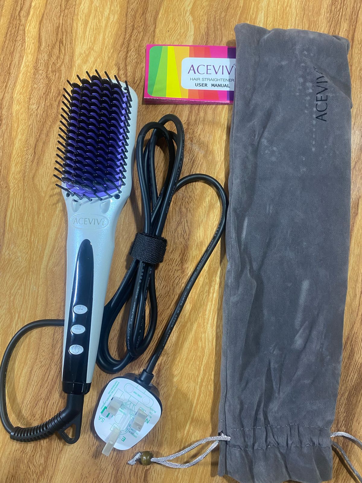 ACEVIVI Hair Straightener Brush Lot Imported