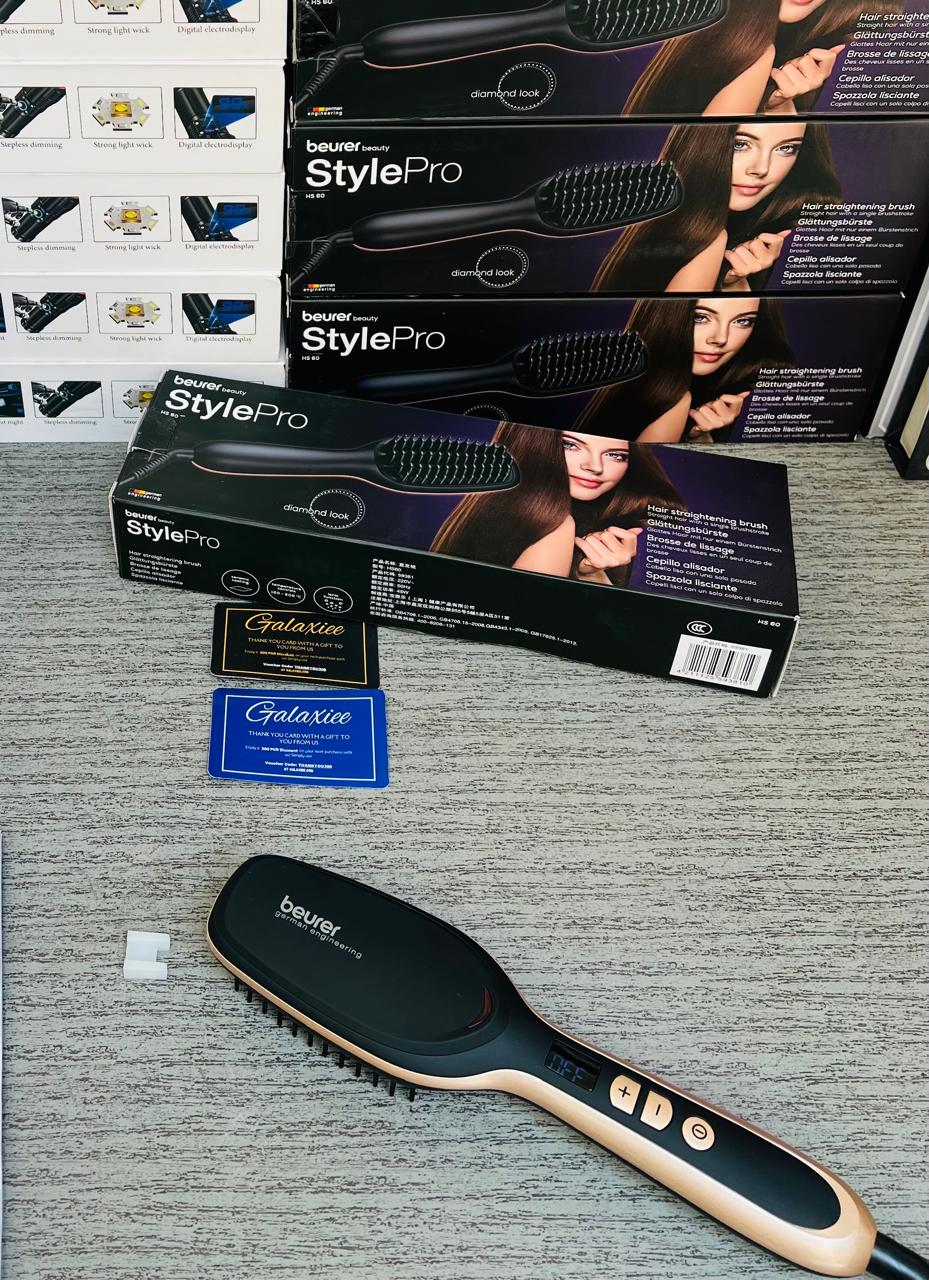 Beurer Germany Style Pro Diamond Straightener Brush HS 60