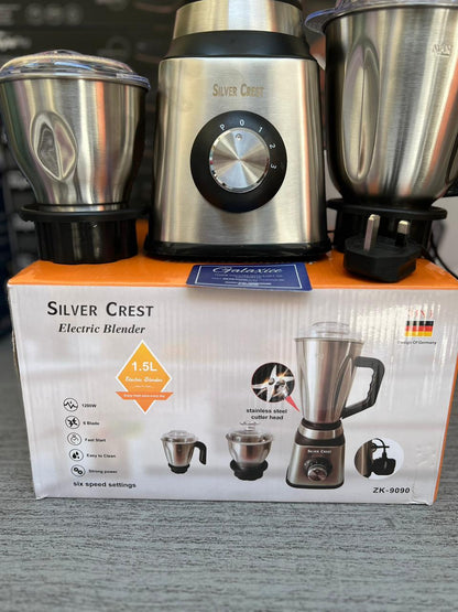 Silver Crest 3 in 1 Steel Electric Blender Grinder