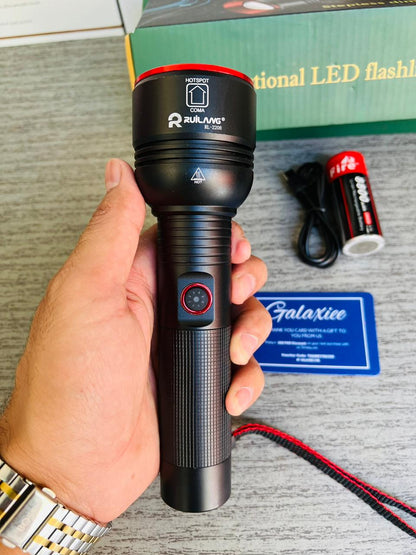 Waterproof High Power Laser Tactical Flashlight | Lot Imported