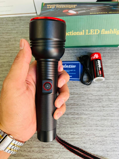 Waterproof High Power Laser Tactical Flashlight | Lot Imported