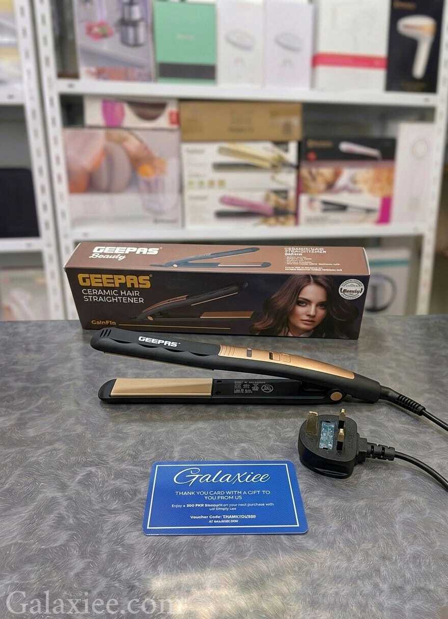 Geepas GH8723 ceramic hair straightener - price in Pakistan | Galaxiee