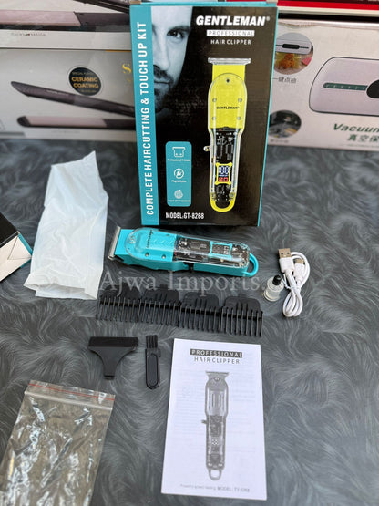 Gentleman GT-8268 Professional Hair Clipper & Beard Trimmer – USB Rechargeable Grooming Kit for Men
