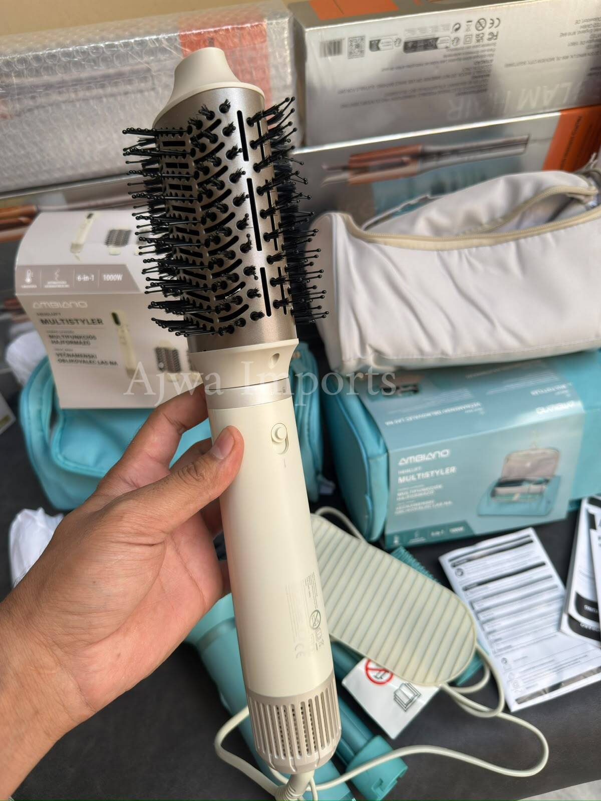 AMBIANO  6-in-1 Hot Air Hair Styler buged friendly multi styler