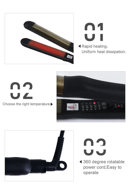 Remington Sleek & Curl 2-in-1 Hair Straightener and Curler.