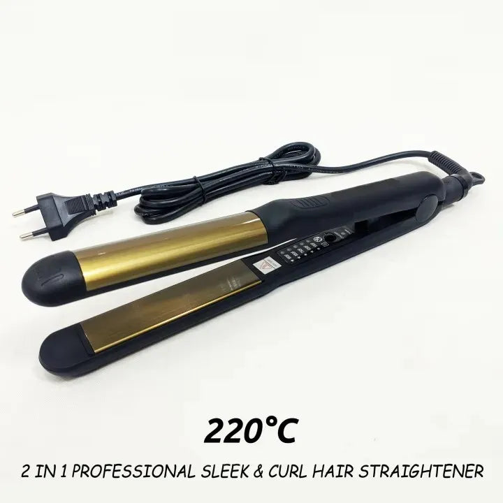 Remington Sleek & Curl 2-in-1 Hair Straightener and Curler.