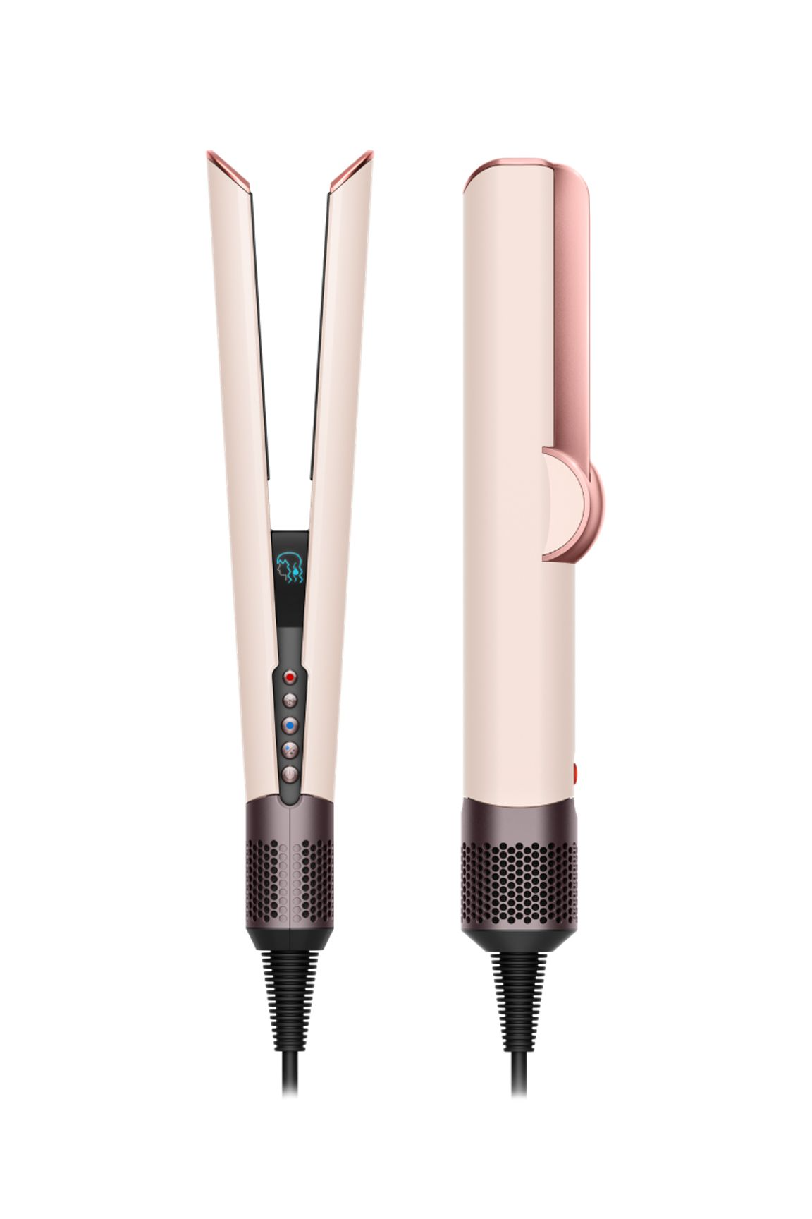 Dyson Airstrait dryer and straightener in ceramic pink and rose gold finish