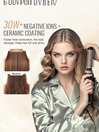 Geepas 1000W 2-in-1 Rotating Hot Air Styler GHR8600N – Blowout Brush & Hair Curler with - Buy Online Pakistan | Galaxiee.com