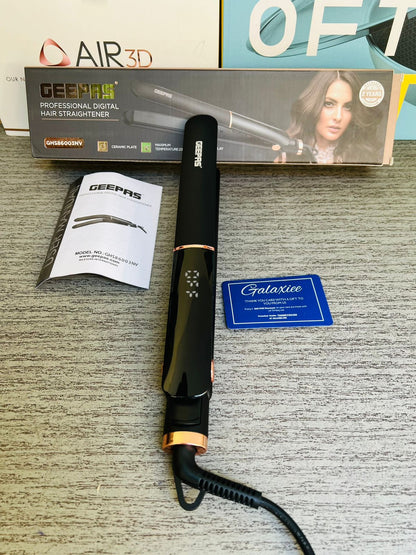Geepas digital hair straightener GHS86003NY - Pakistan | Galaxiee