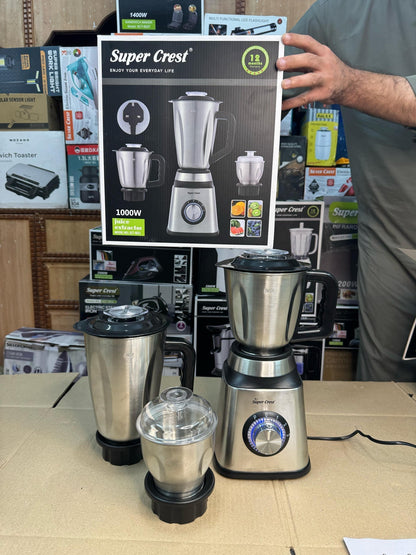 Germany lot important super crest 3 in 1 stainless steel blender