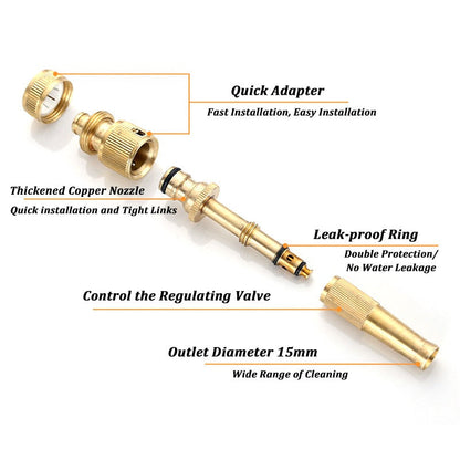 Adjustable High-Pressure Water Nozzle