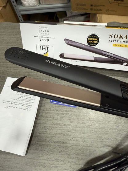Sokany Instant Heat Technology Salon Ultra Hair Straightener SK-1901 - Buy Online Pakistan | Galaxiee.com