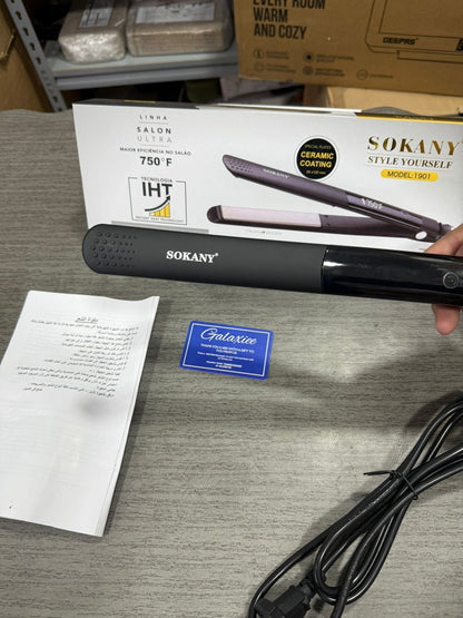 Sokany Instant Heat Technology Salon Ultra Hair Straightener SK-1901 - Buy Online Pakistan | Galaxiee.com