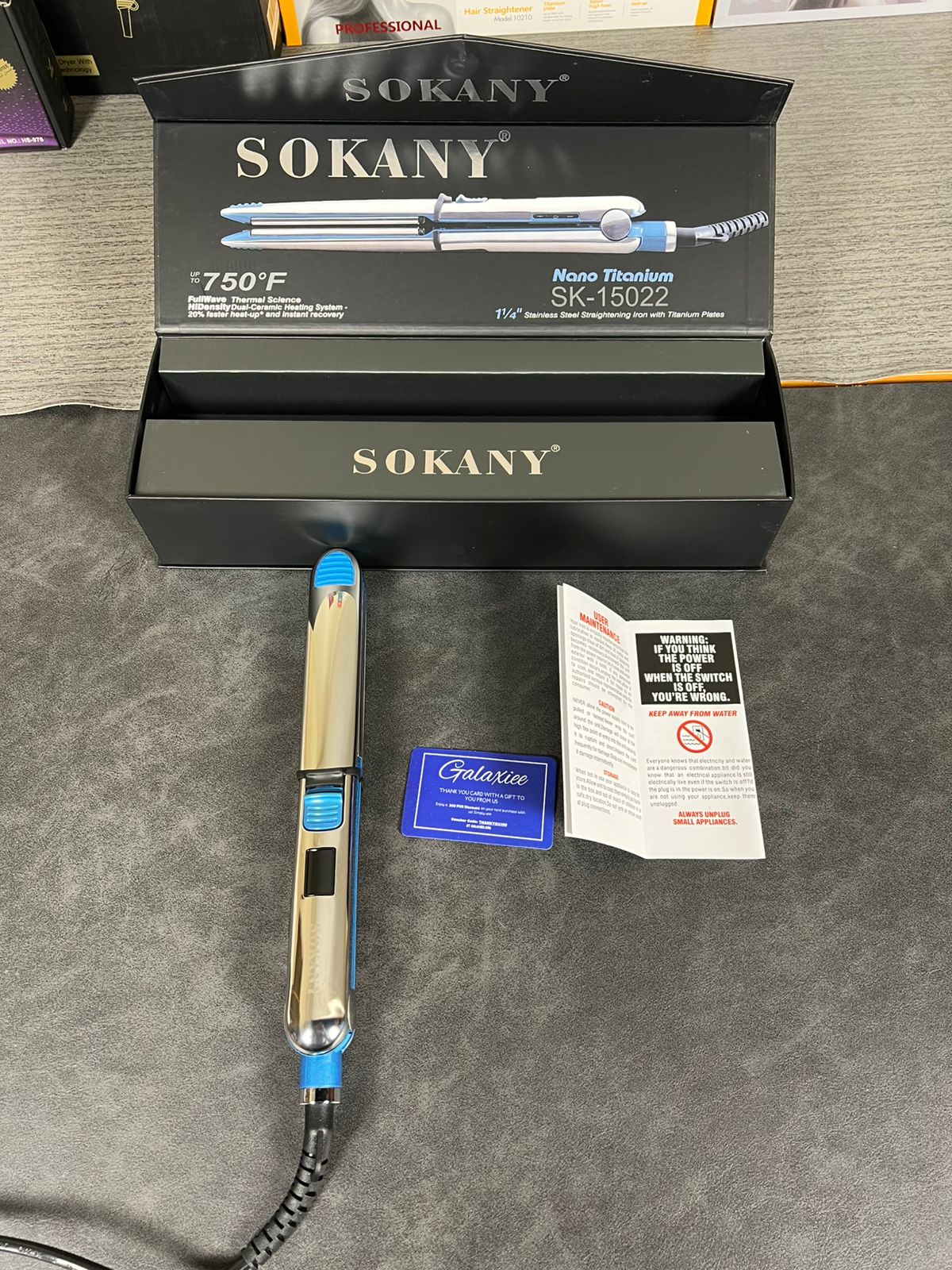 Sokany Nano Titanium Hair Straightener SK-15022 - Buy Online Pakistan | Galaxiee.com