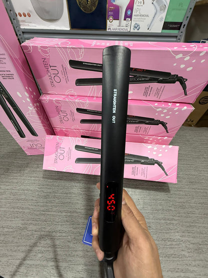 Straighten Out 1 Digital Hair Straightener 2.5cm – Professional Ceramic Flat Iron with L - Buy Online Pakistan | Galaxiee.com
